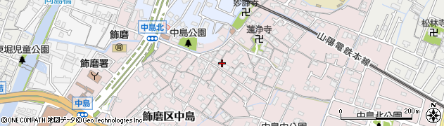 兵庫県姫路市飾磨区中島978周辺の地図