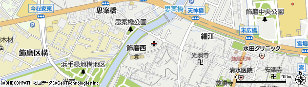 兵庫県姫路市飾磨区細江727周辺の地図