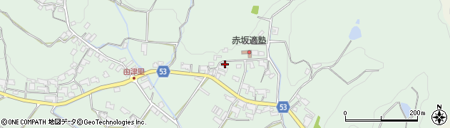 岡山県赤磐市由津里720周辺の地図