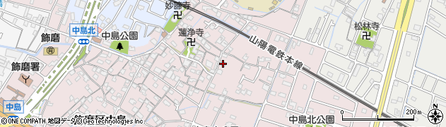 兵庫県姫路市飾磨区中島67周辺の地図