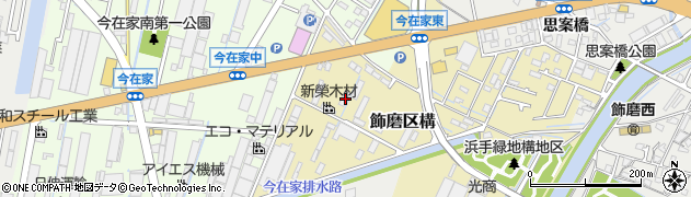 兵庫県姫路市飾磨区構1113周辺の地図