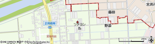 愛知県豊橋市大村町（藤田）周辺の地図