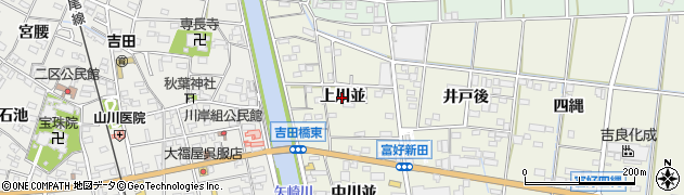 愛知県西尾市吉良町富好新田（上川並）周辺の地図