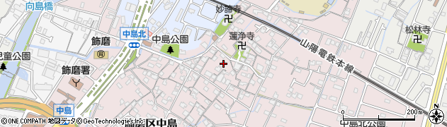 兵庫県姫路市飾磨区中島972周辺の地図