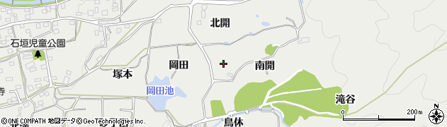 京都府井手町（綴喜郡）井手（南開）周辺の地図