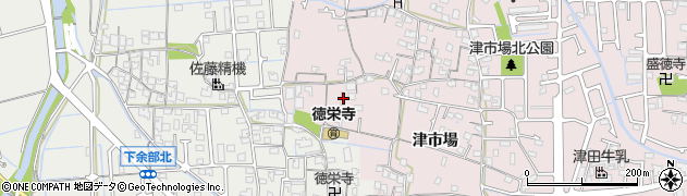 兵庫県姫路市網干区津市場487周辺の地図