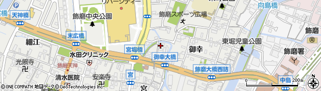 兵庫県姫路市飾磨区宮2周辺の地図