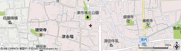 兵庫県姫路市網干区津市場2145周辺の地図