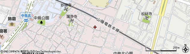 兵庫県姫路市飾磨区中島59周辺の地図