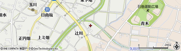愛知県豊橋市石巻本町（辻川）周辺の地図