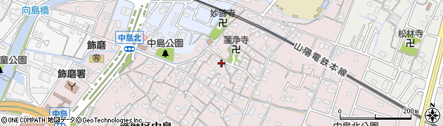 兵庫県姫路市飾磨区中島960周辺の地図