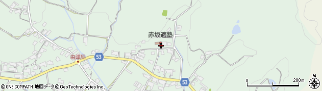 岡山県赤磐市由津里668周辺の地図