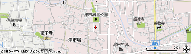 兵庫県姫路市網干区津市場2151周辺の地図