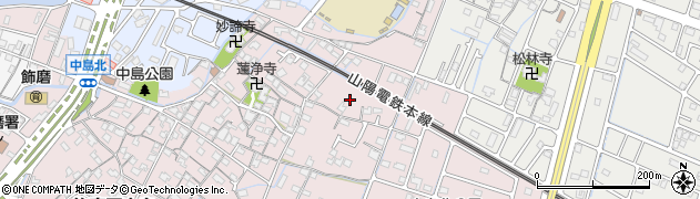 兵庫県姫路市飾磨区中島57周辺の地図