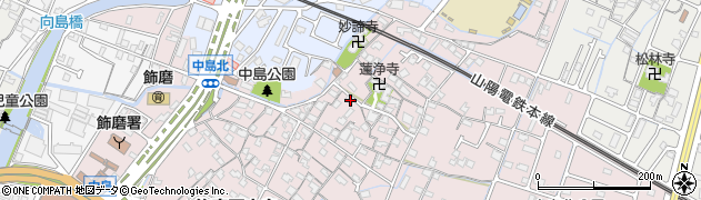 兵庫県姫路市飾磨区中島959周辺の地図