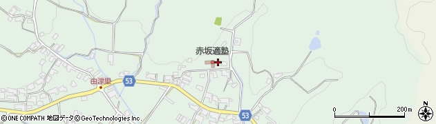 岡山県赤磐市由津里669周辺の地図