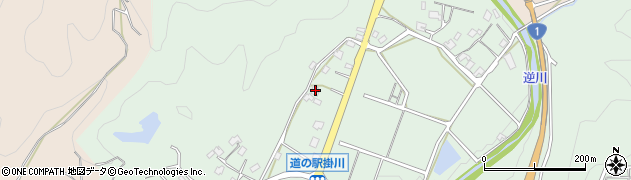 静岡県掛川市八坂23周辺の地図