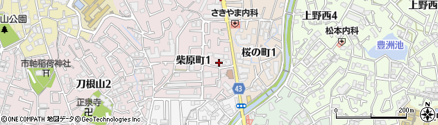 阪口畳店周辺の地図