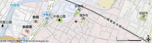 兵庫県姫路市飾磨区中島958周辺の地図