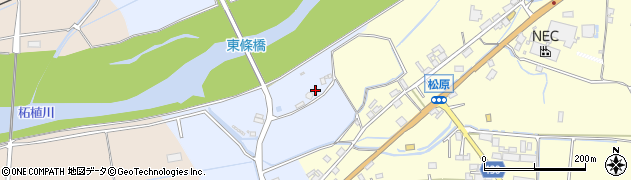 三重県伊賀市東条254周辺の地図