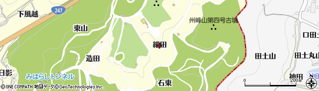 愛知県西尾市東幡豆町（細田）周辺の地図