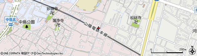 兵庫県姫路市飾磨区中島50周辺の地図