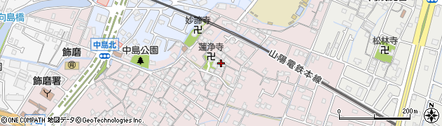 兵庫県姫路市飾磨区中島901周辺の地図