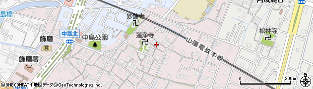 兵庫県姫路市飾磨区中島914周辺の地図