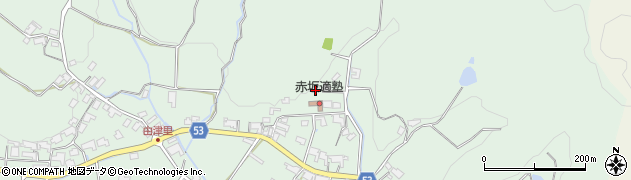 岡山県赤磐市由津里663周辺の地図