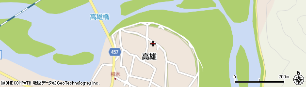 兵庫県赤穂市高雄1853周辺の地図