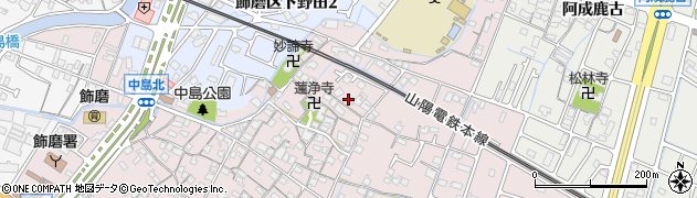 兵庫県姫路市飾磨区中島921周辺の地図