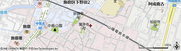 兵庫県姫路市飾磨区中島920周辺の地図