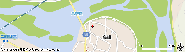 兵庫県赤穂市高雄1724周辺の地図