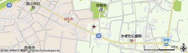 兵庫県加古川市八幡町宗佐838周辺の地図