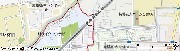 トヨタＬ＆Ｆ近畿株式会社　摂津中古車センター周辺の地図
