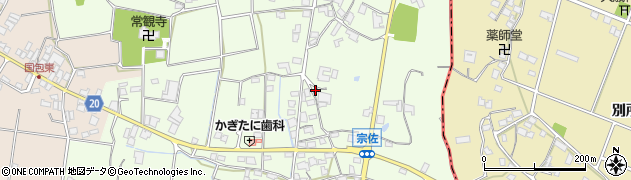 兵庫県加古川市八幡町宗佐722周辺の地図