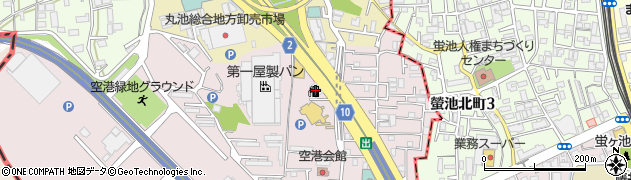 コスモセルフピュア池田ＳＳ周辺の地図