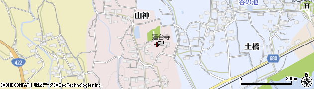 三重県伊賀市山神651周辺の地図