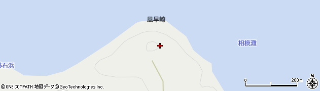 伊豆大島灯台周辺の地図