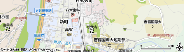 岡山県高梁市頼久寺町周辺の地図