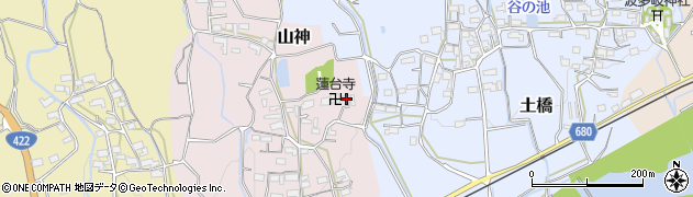 三重県伊賀市山神659周辺の地図