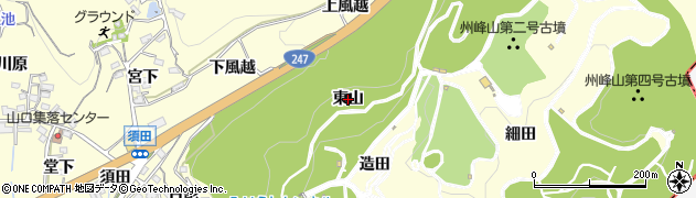 愛知県西尾市東幡豆町（東山）周辺の地図