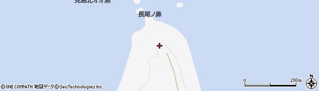見島北灯台周辺の地図