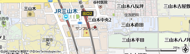 京都府京田辺市三山木柳ケ町周辺の地図