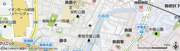 兵庫県姫路市飾磨区玉地45周辺の地図