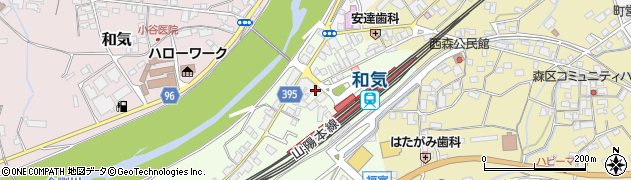ビジネス旅館竹園周辺の地図