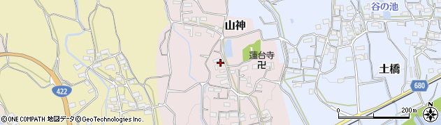 三重県伊賀市山神805周辺の地図