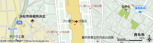 株式会社浜松白洋舎　プレ葉ウォーク浜北店周辺の地図