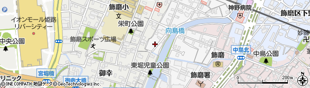 兵庫県姫路市飾磨区玉地44周辺の地図