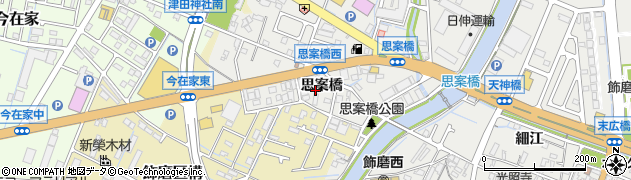 兵庫県姫路市飾磨区思案橋37周辺の地図